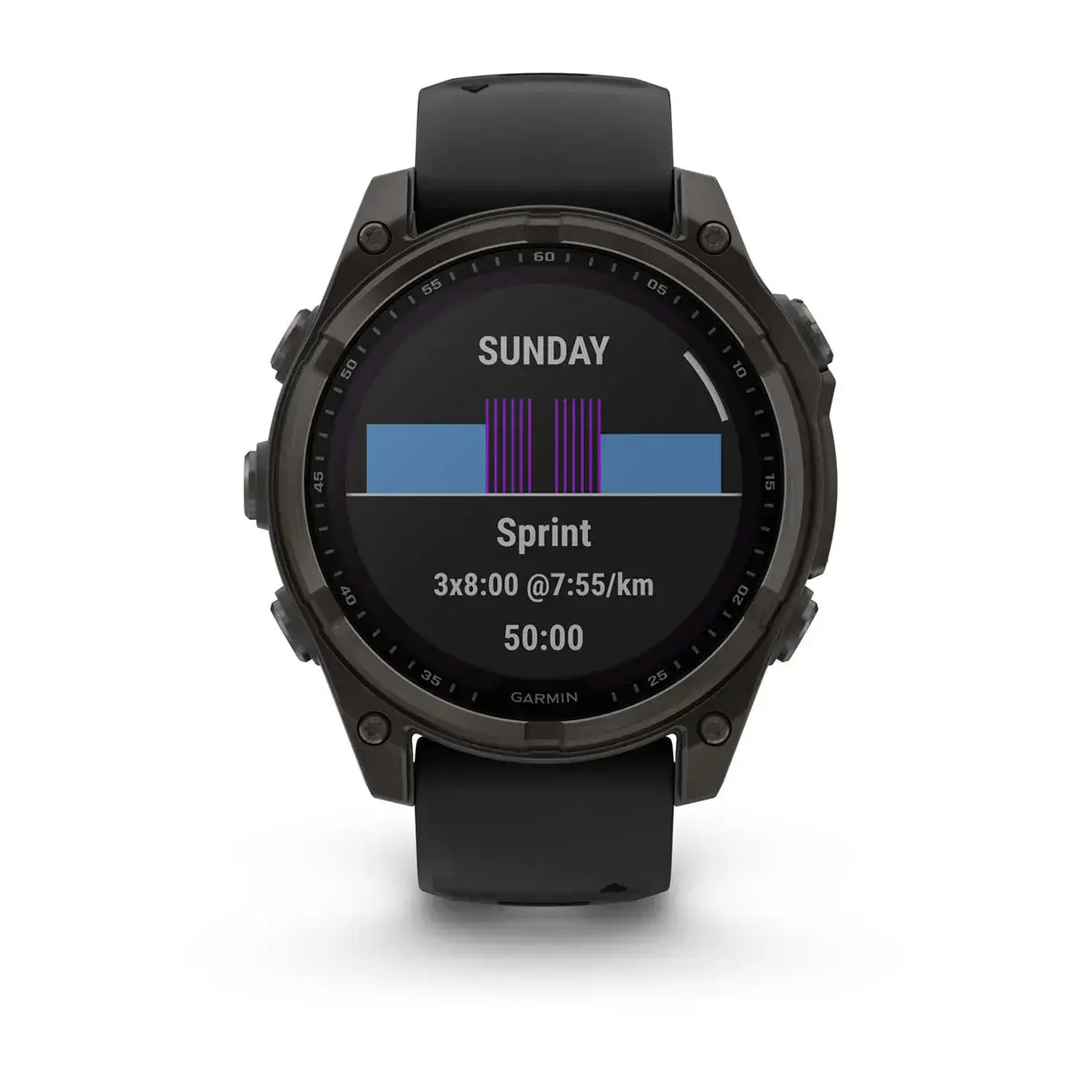 Смарт-годинник Garmin fenix 8 SOLAR 47 mm Sapphire, Carbon Gray DLC Titanium with Black/Pebble Gray Silicone Band (010-02906-10/11)