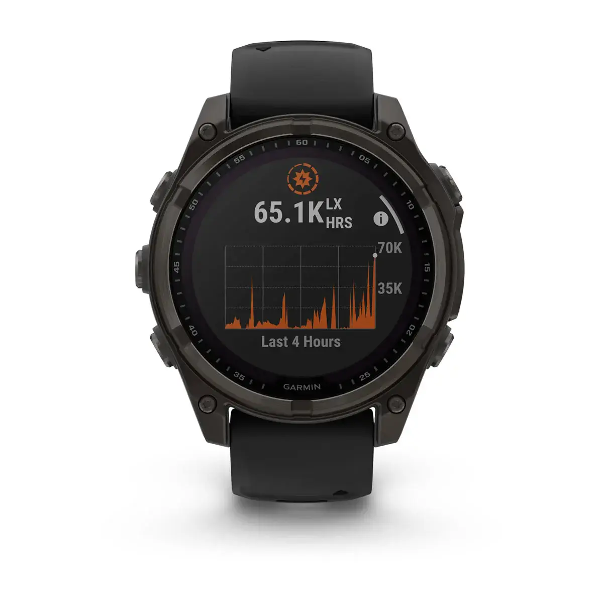 Смарт-годинник Garmin fenix 8 SOLAR 47 mm Sapphire, Carbon Gray DLC Titanium with Black/Pebble Gray Silicone Band (010-02906-10/11)