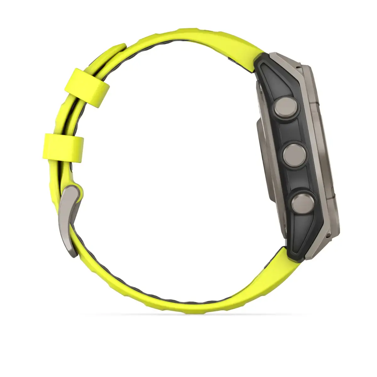 Смарт-годинник Garmin fenix 8 SOLAR 47 mm Sapphire, Titanium with Amp Yellow/Graphite Silicone Band (010-02906-20/21)