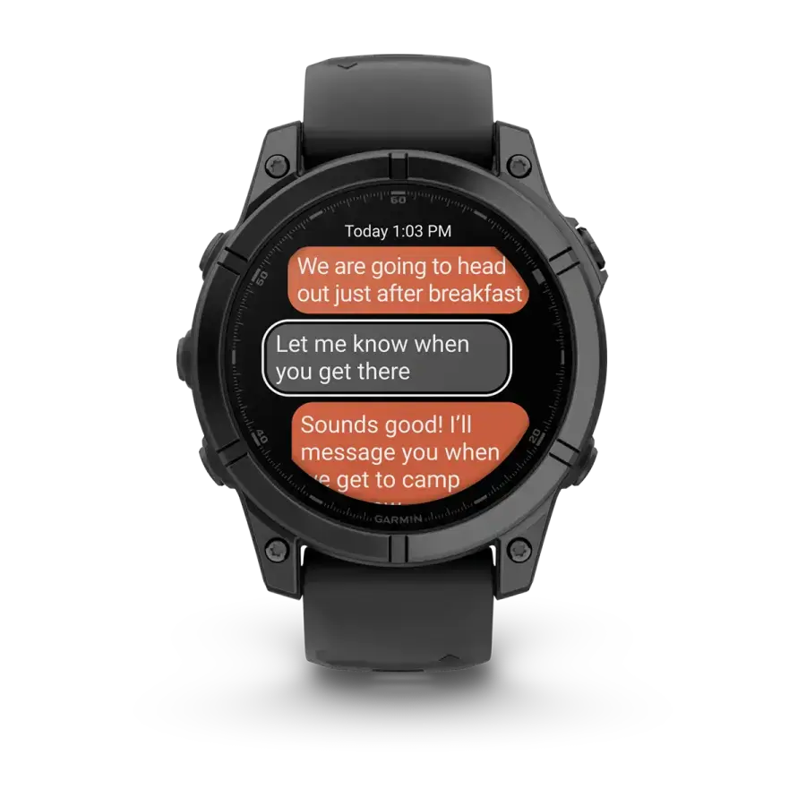 Смарт-часы Garmin fenix E AMOLED 47 mm Slate Gray Steel with Black Silicone Band (010-03025-03/01)