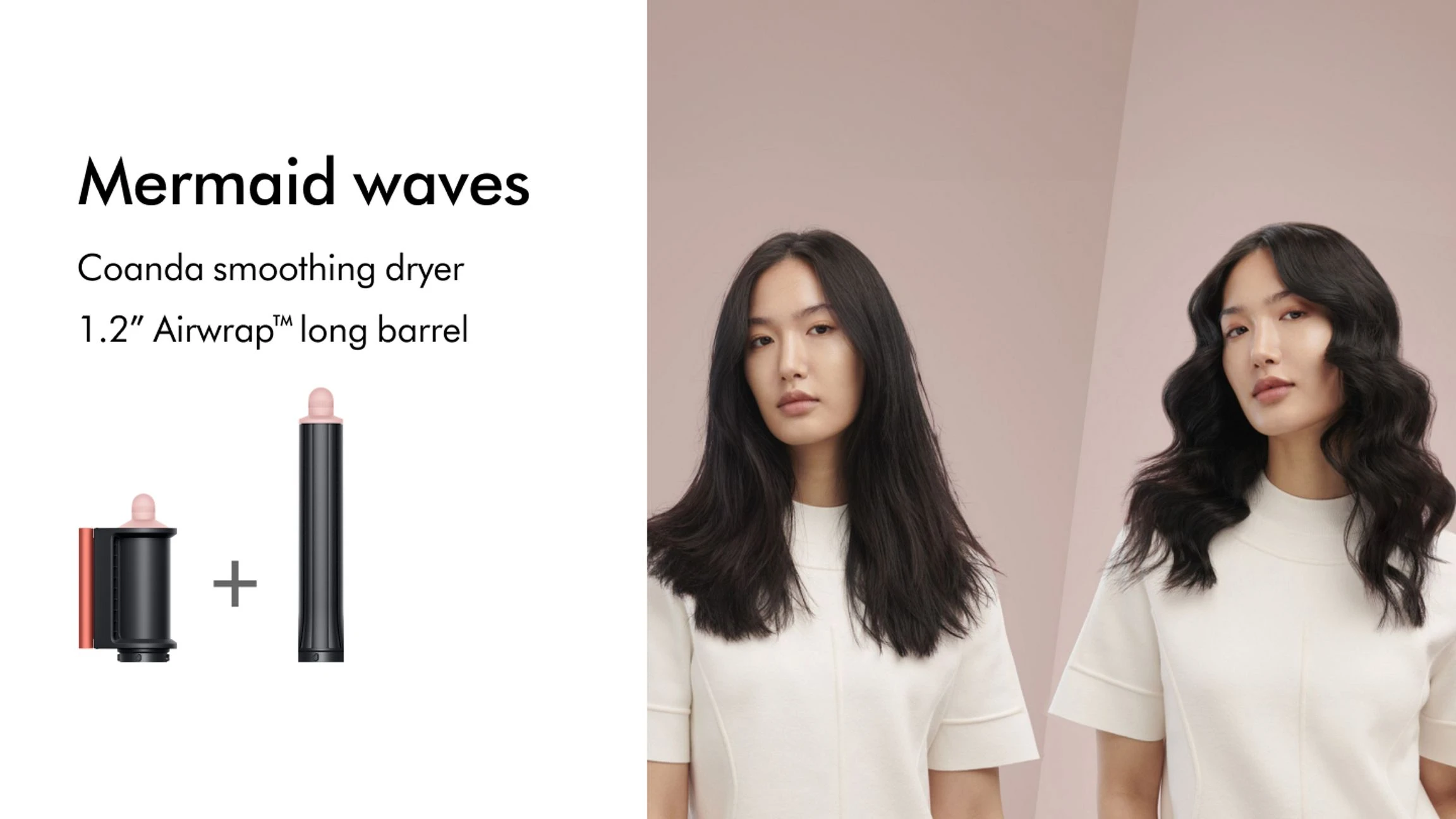 Стайлер для довгого волосся Dyson Airwrap Long Volumise - Strawberry Bronze/Blush Pink (581840-01) EU