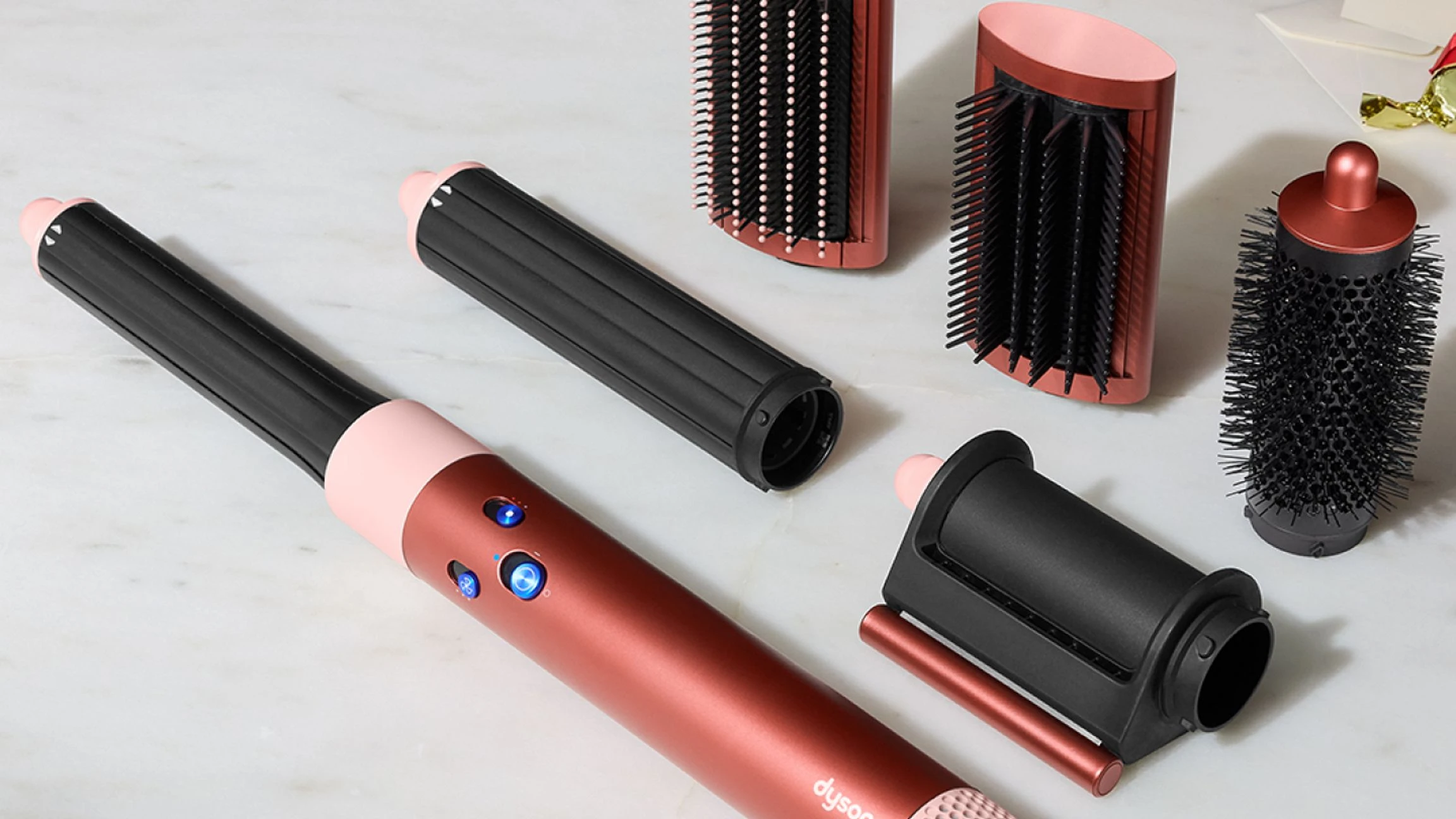 Стайлер для довгого волосся Dyson Airwrap Long Volumise - Strawberry Bronze/Blush Pink (581840-01) EU