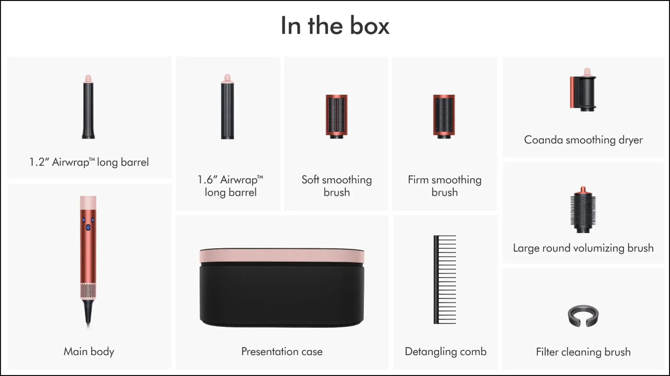 Стайлер для довгого волосся Dyson Airwrap Multi-styler Complete Long - Strawberry Bronze/Blush Pink (581841-01) EU