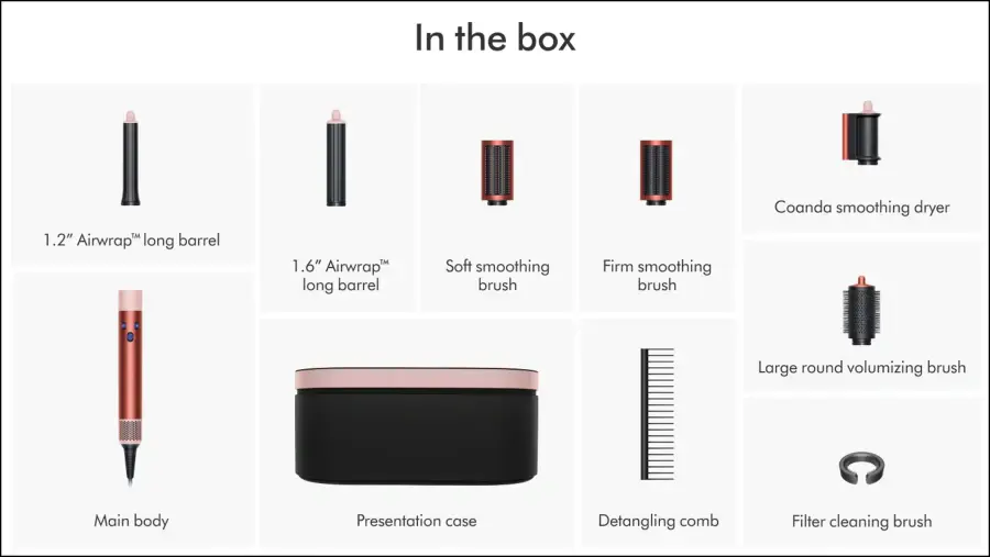 Стайлер для довгого волосся Dyson Airwrap Multi-styler Complete Long - Strawberry Bronze/Blush Pink (581841-01) EU