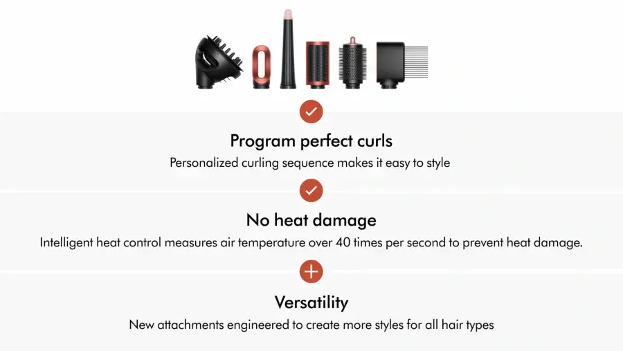 Стайлер для кучерявого волосся Dyson Airwrap i.d. Multi-Styler and Dryer Curly to Coily - Strawberry Bronze/Blush Pink (581137-01) EU