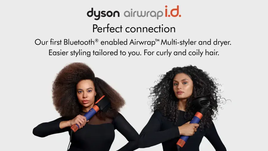 Стайлер для кудрявых волос Dyson Airwrap i.d. Multi-Styler and Dryer Curly to Coily - Vinca Blue/Topaz (533759-01) EU