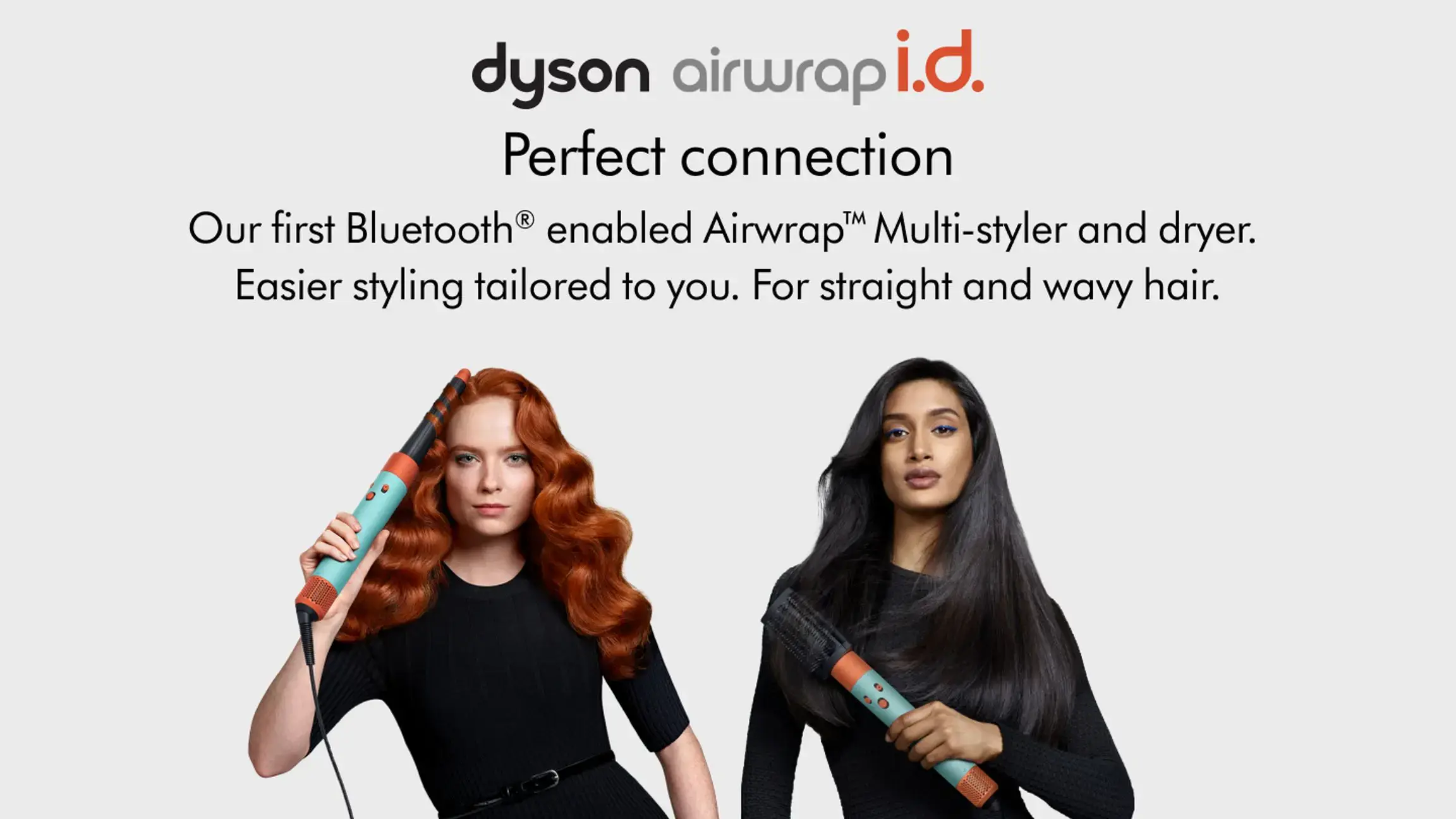 Стайлер для прямых и волнистых волос Dyson Airwrap i.d. Multi-Styler and Dryer Straight+Wavy - Ceramic Apricot/Topaz EU