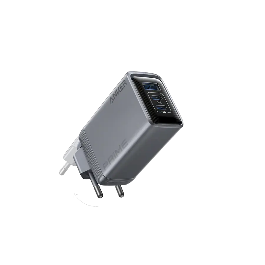 Суперкомпактний зарядний пристрій Anker Prime Charger [100W, 3 Ports, GaN] (A2688341)
