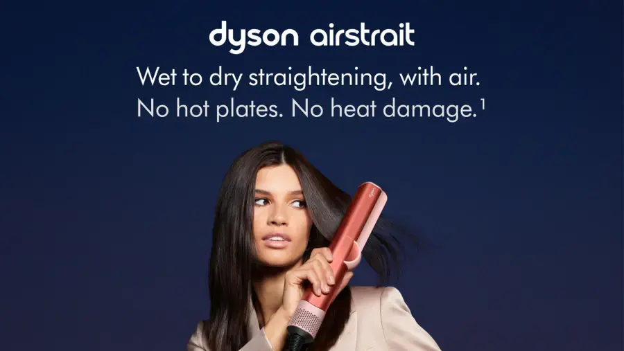 Выпрямитель для волос Dyson Airstrait HT01 - Strawberry Bronze/Blush Pink (560844-01) EU