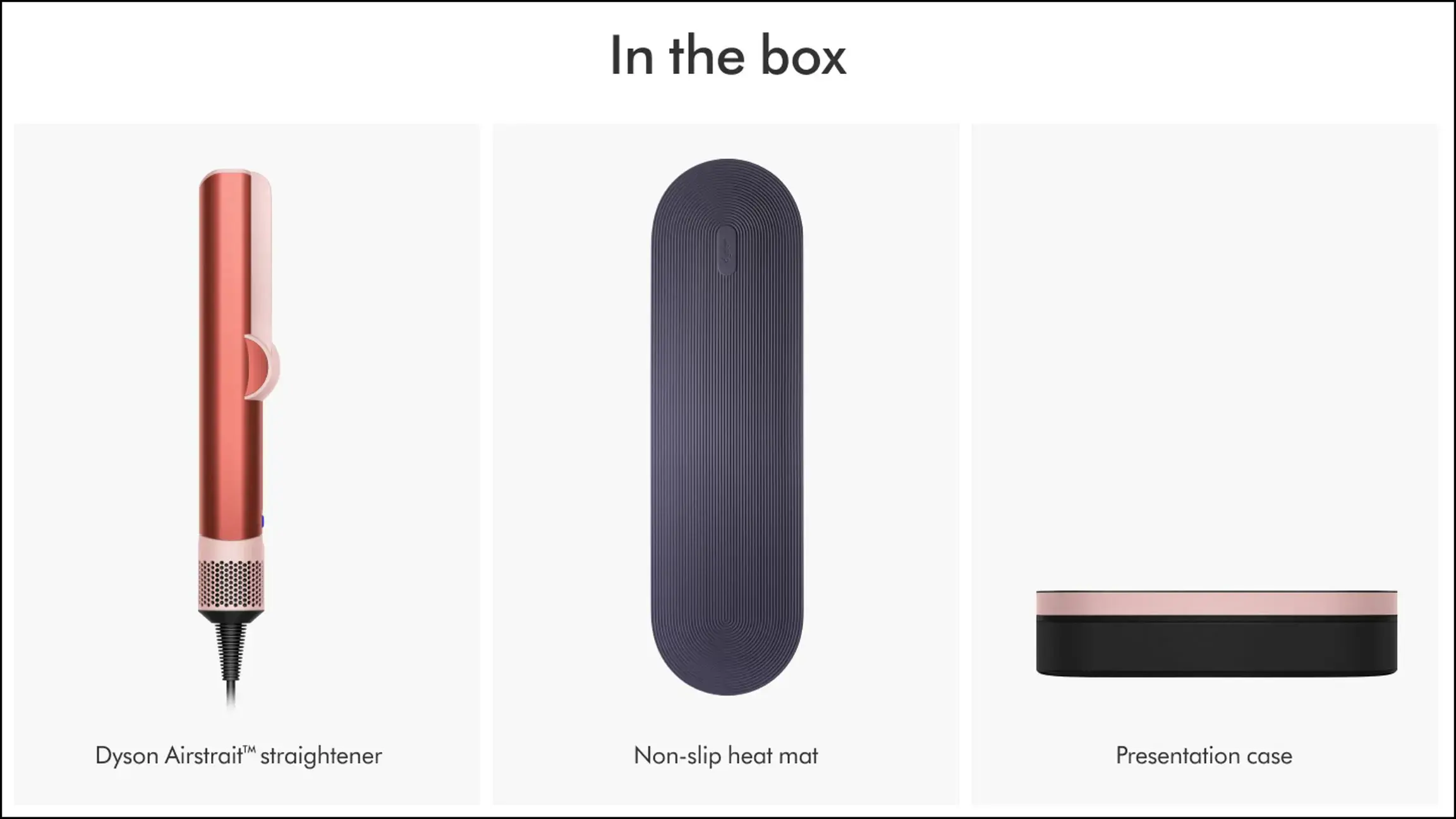 Выпрямитель для волос Dyson Airstrait HT01 - Strawberry Bronze/Blush Pink (560844-01) EU