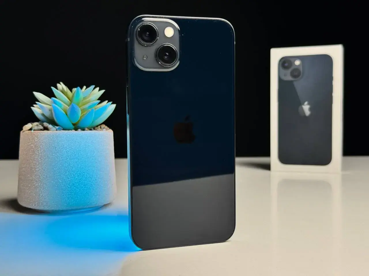 Б/У Apple iPhone 13 128GB Midnight (MLML3, MLPF3) - Состояние: хороший | Аккумулятор: 100% | Комплект: полный | Гарантія: 1 мес.