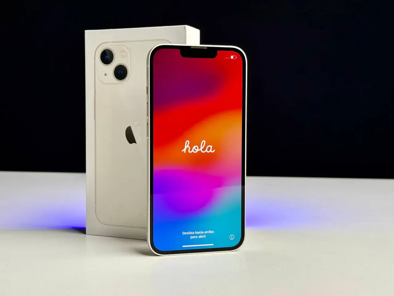 Б/У Apple iPhone 13 256GB Starlight (MLMX3, MLQ73) - Состояние: идеальный | Аккумулятор: 82% | Комплект: полный