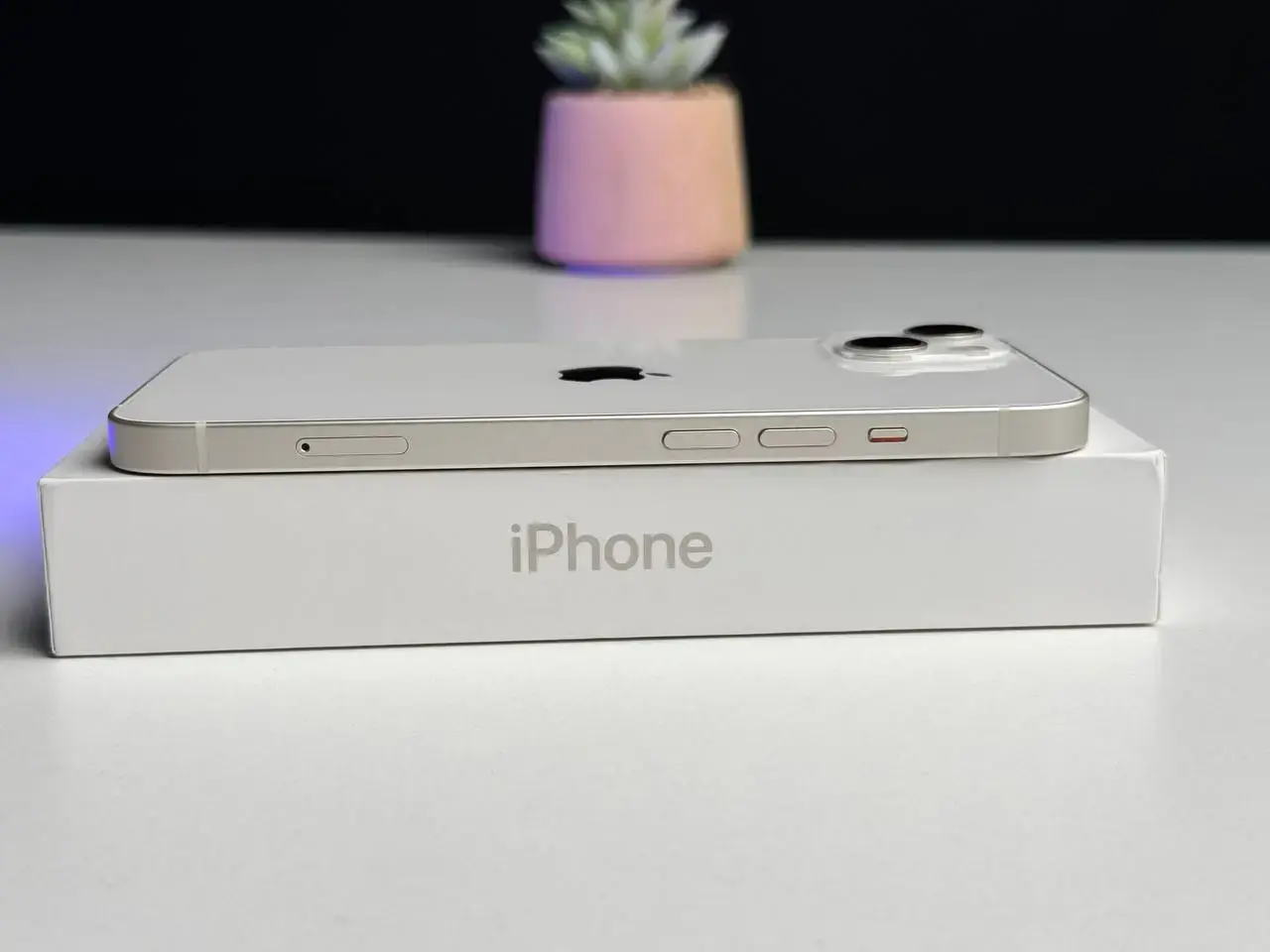 Б/У Apple iPhone 13 256GB Starlight (MLMX3, MLQ73) - Состояние: идеальный | Аккумулятор: 82% | Комплект: полный