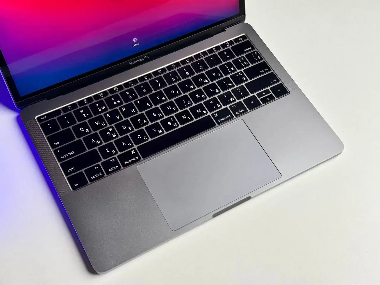 Б/У MacBook Pro 13" Space Gray (MPXQ2) 2017 - Состояние: хороший | Аккумулятор: 100% | Комплект: полный | Гарантія: 1 мес.