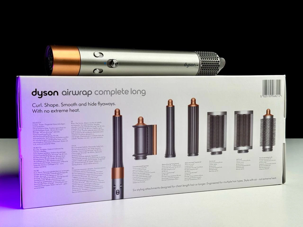 ВЖИВАНИЙ Стайлер для довгого волосся Dyson Airwrap Multi-styler Complete Long Nickel/Copper (400718-01) - Стан: ідеальний | Комплект: повний | Гарантія: 3 міс.