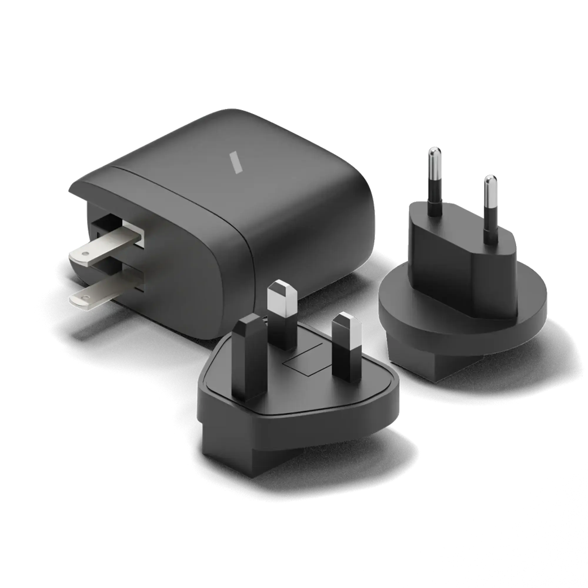 Зарядное устройство Native Union Fast GaN Charger PD 67W 3 Ports - Black (FAST-PD67-BLK-2CA)