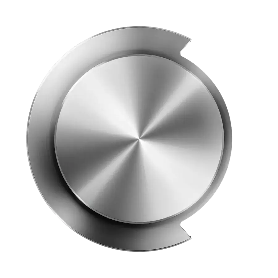 Внешние сменные крышки для наушников Dyson OnTrack Outer Caps - CNC Aluminum (974196-08)