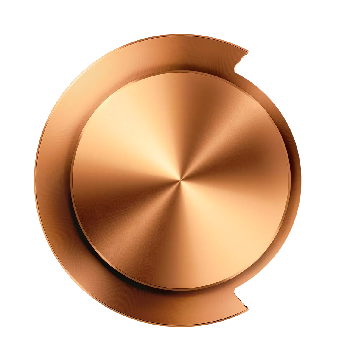 Зовнішні змінні кришки для навушників Dyson OnTrack Outer Caps - CNC Copper (974196-09)