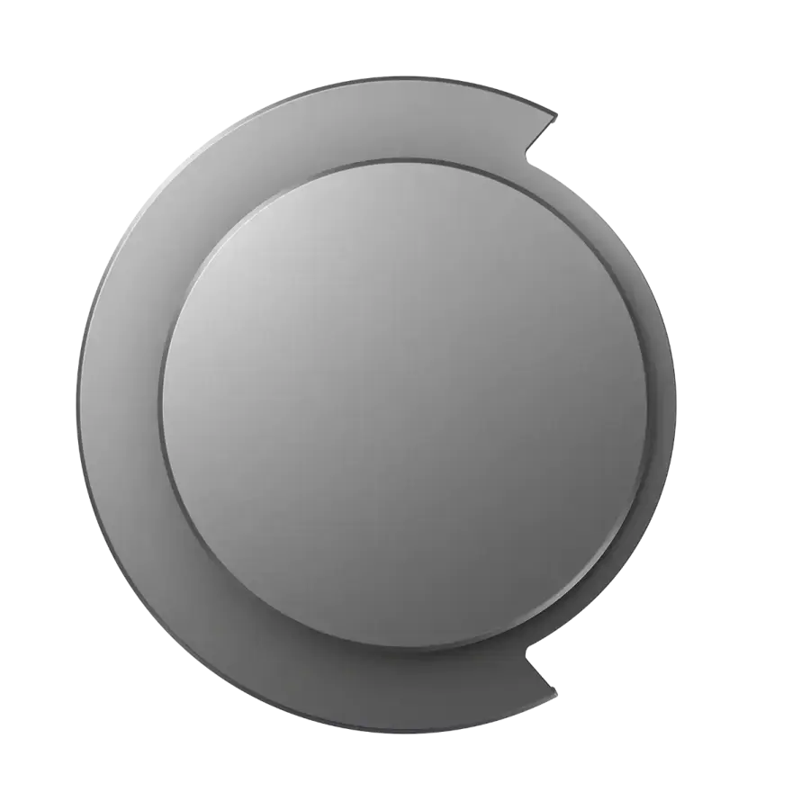 Внешние сменные крышки для наушников Dyson OnTrack Outer Caps - Coarse Titanium (974196-05)