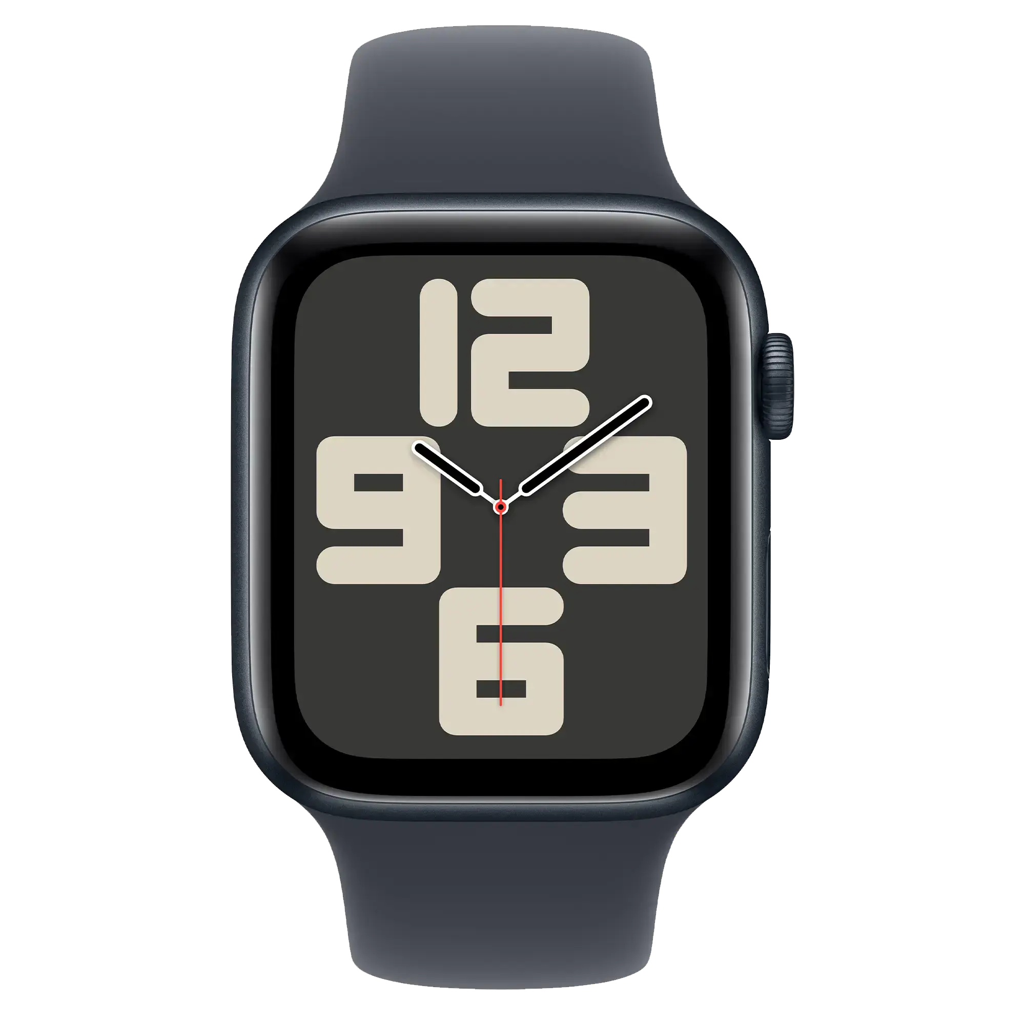 Apple Watch SE 2 2024 GPS 44mm Midnight Aluminum Case with Midnight Sport Band - S/M (MXEJ3)