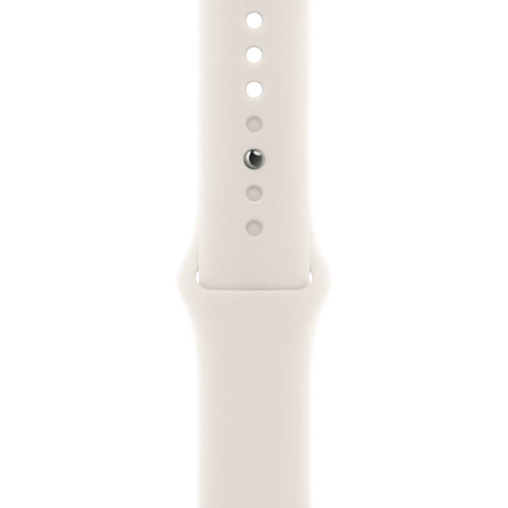 Apple Watch SE 2 2024 GPS 44mm Starlight Aluminum Case with Starlight Sport Band - S/M (MXEU3)
