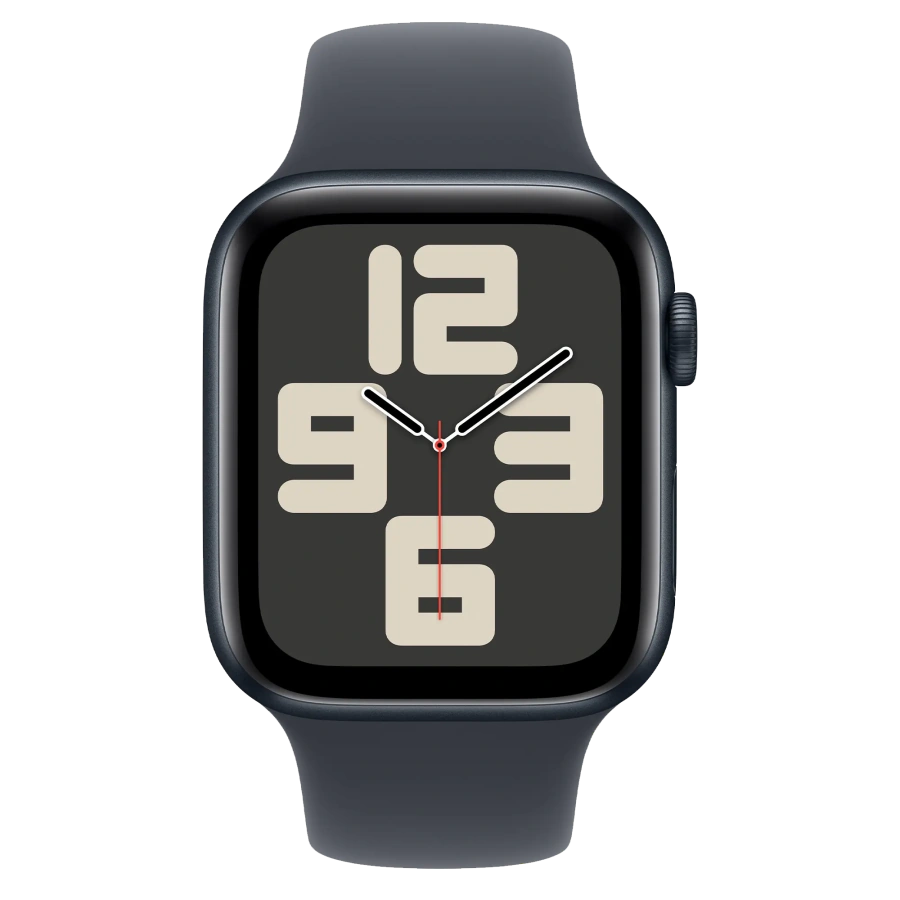 Apple Watch SE 2 2024 GPS + Cellular 44mm Midnight Aluminum Case with Midnight Sport Band - S/M (MXG13, MXGL3)