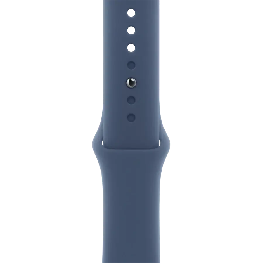 Apple Watch SE 2 2024 GPS + Cellular 44mm Silver Aluminum Case with Denim Sport Band - M/L (MXG53, MXGQ3)