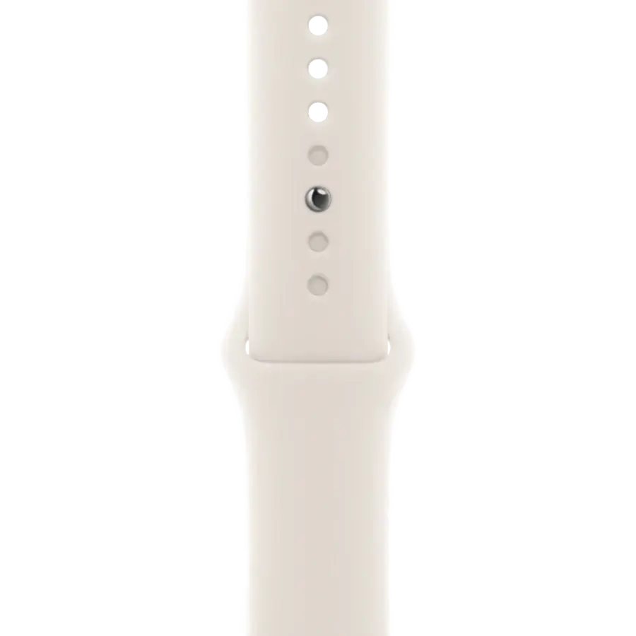 Apple Watch SE 2 2024 GPS + Cellular 44mm Starlight Aluminum Case with Starlight Sport Band - M/L (MXG83, MXGU3)