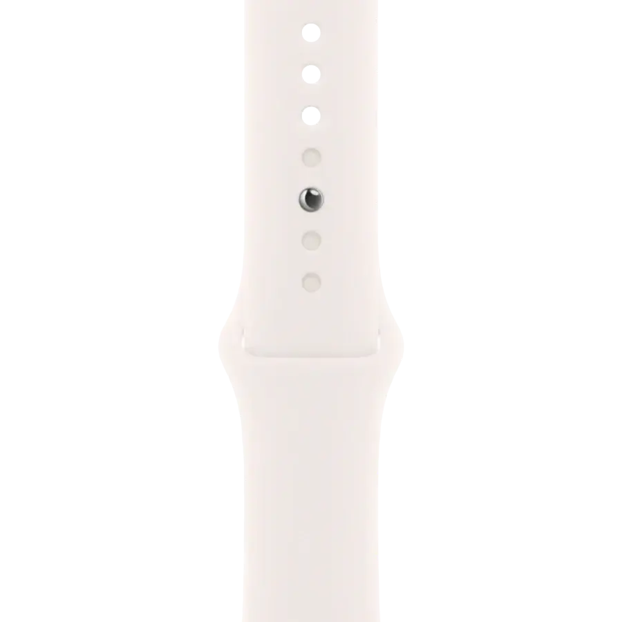 Apple Watch Series 10 GPS 46mm Rose Gold Aluminum Case with Light Blush Sport Band - S/M (MWWT3)