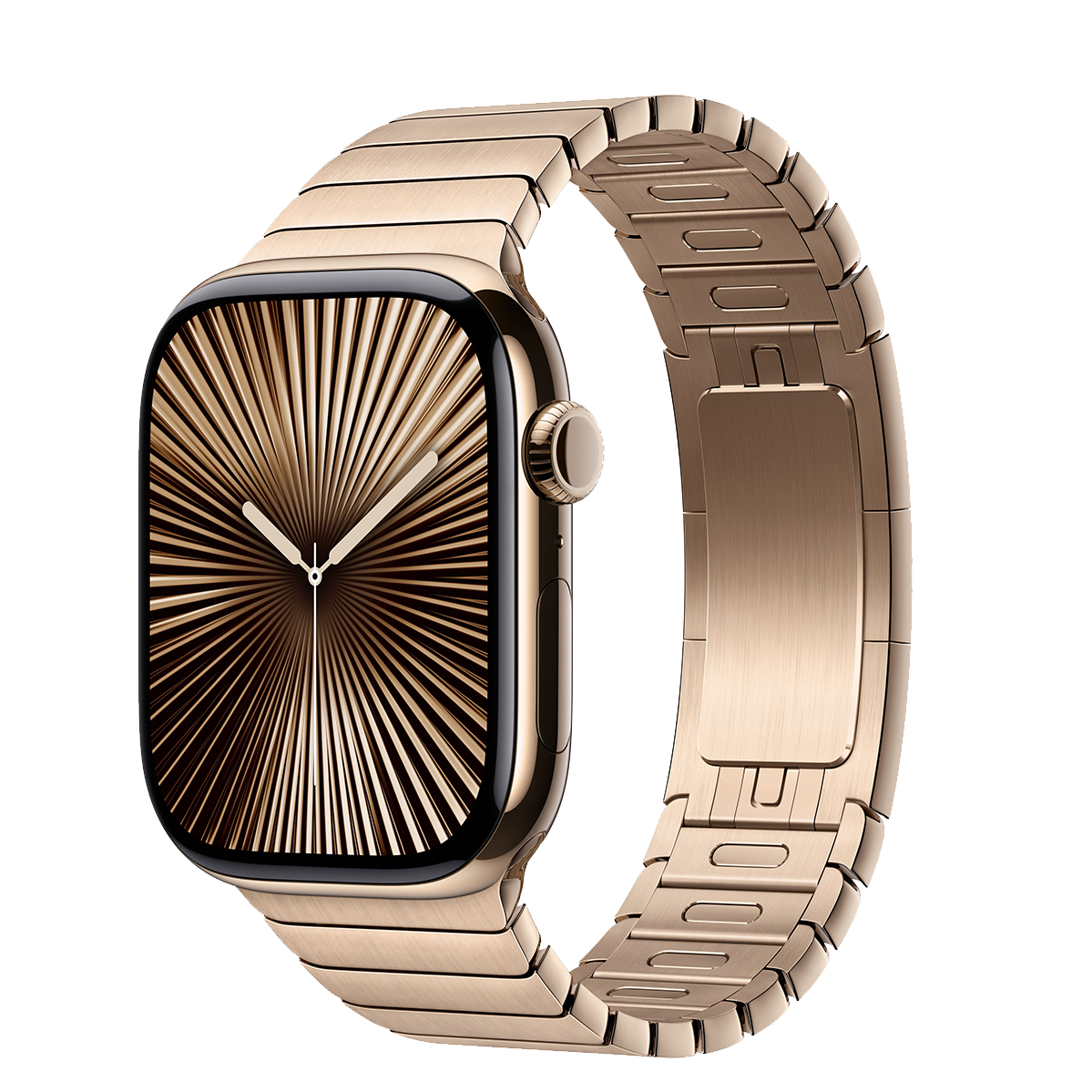 Apple Watch Series 10 GPS + Cellular 42mm Gold Titanium Case with Gold Link Bracelet (MX0N3+MXMC3)