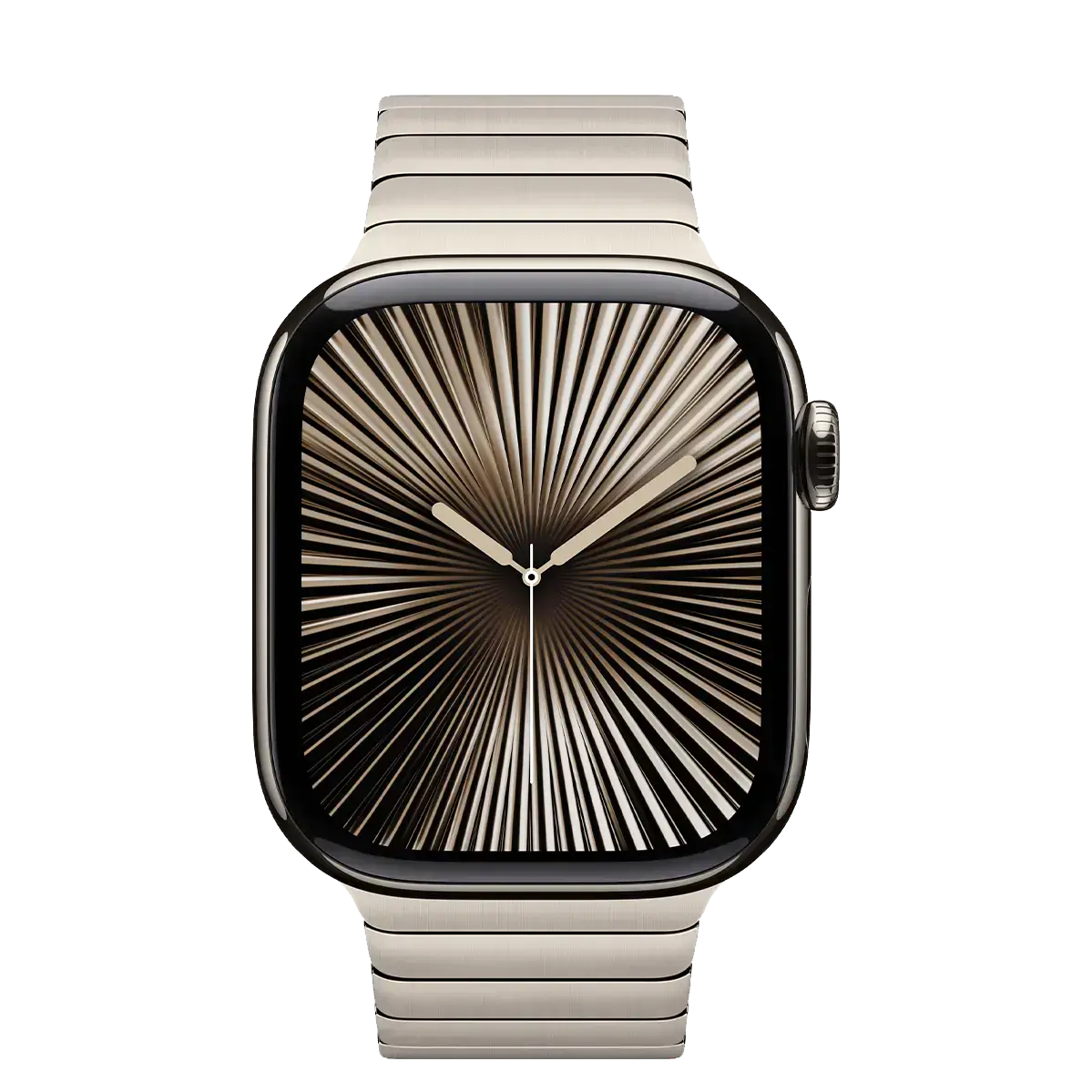 Apple Watch Series 10 GPS + Cellular 42mm Natural Titanium Case with Natural Link Bracelet (MX0J3+MXMA3)