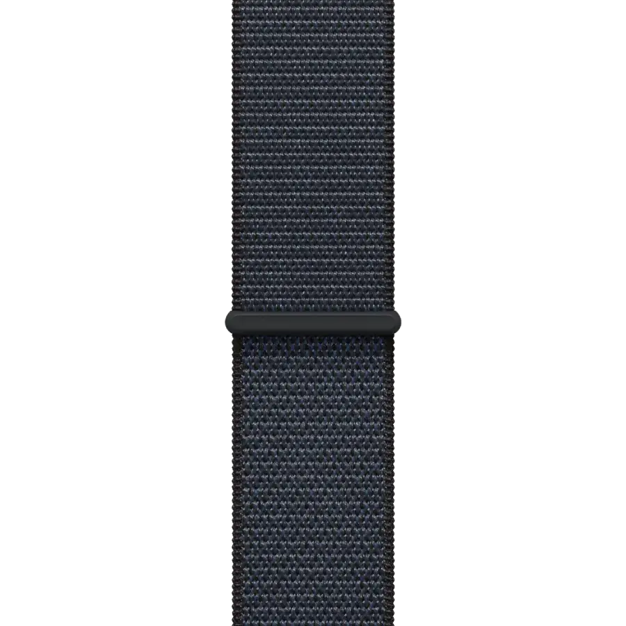 Apple Watch Series 10 GPS + Cellular 46mm Jet Black Aluminum Case with Ink Sport Loop (MWY53)