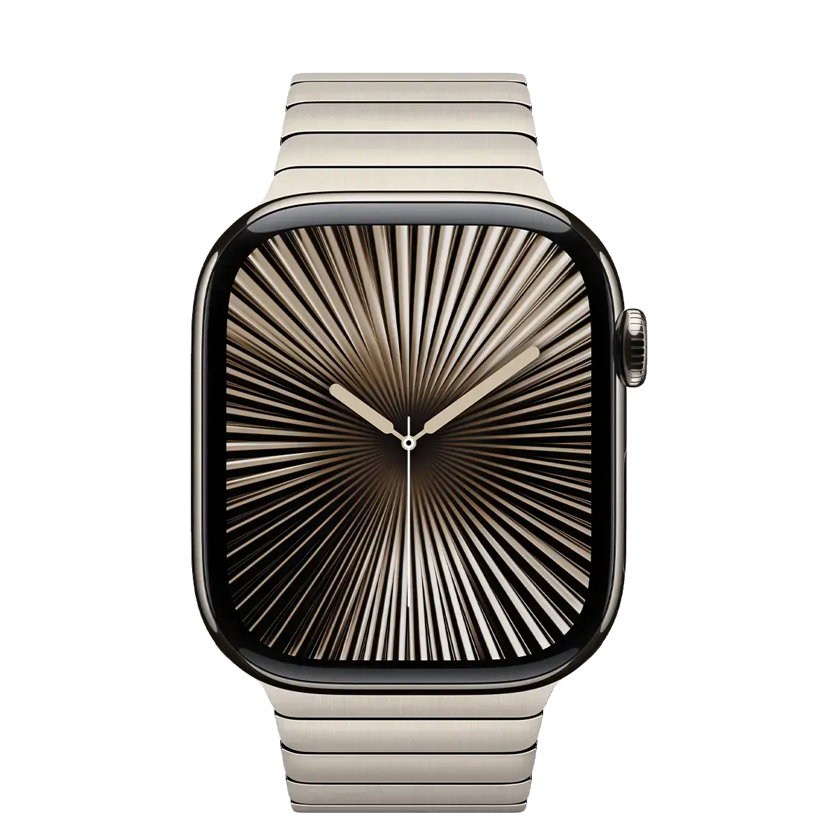 Apple Watch Series 10 GPS + Cellular 46mm Natural Titanium Case with Natural Link Bracelet (MX163+MXMF3)
