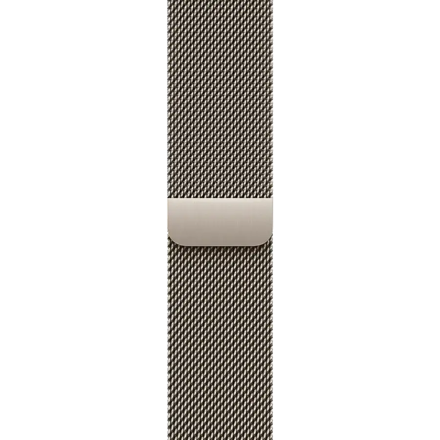 Apple Watch Series 10 GPS + Cellular 46mm Natural Titanium Case with Natural Milanese Loop - M/L (MWYC3)