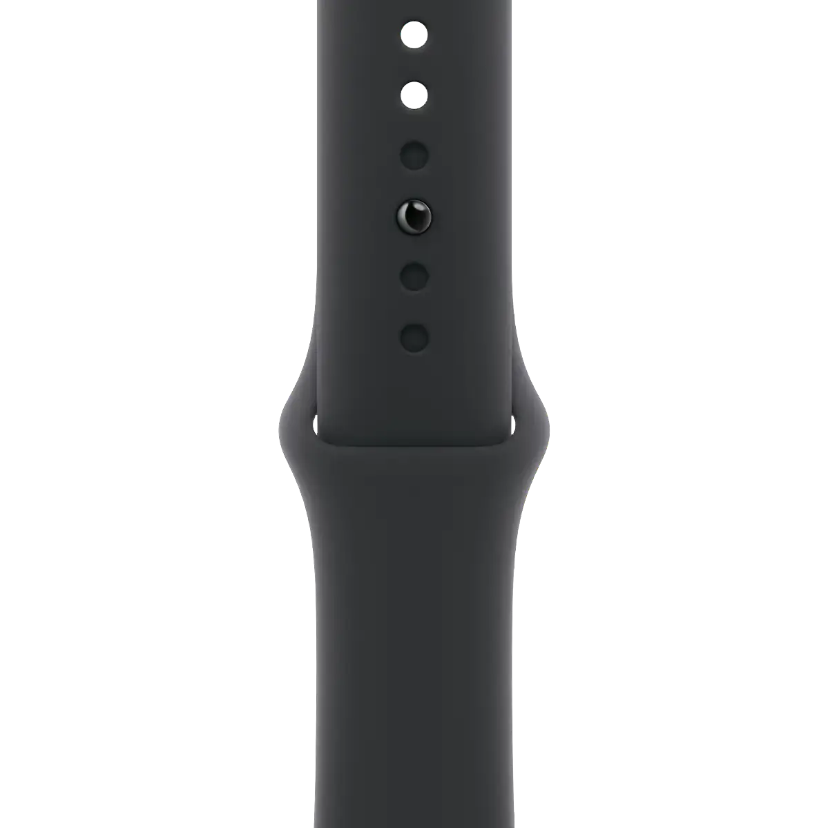 Apple Watch Series 10 GPS + Cellular 46mm Slate Titanium Case with Black Sport Band - S/M (MWYD3)