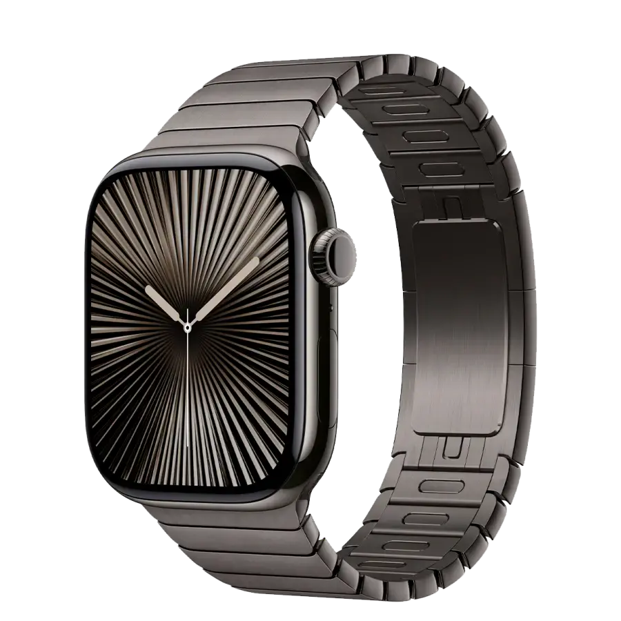 Apple Watch Series 10 GPS + Cellular 46mm Slate Titanium Case with Slate Link Bracelet (MX173+MXMK3)