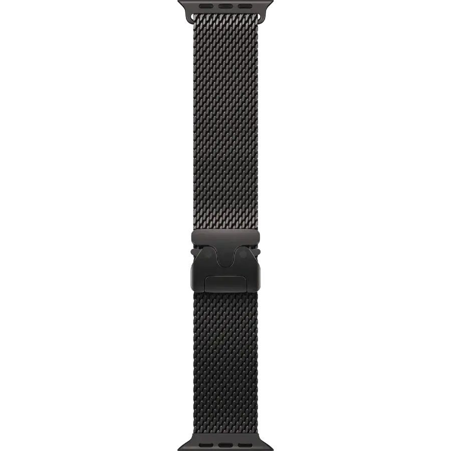 Apple Watch Ultra 2 2024 GPS + Cellular 49mm Black Titanium Case with Black Titanium Milanese Loop - Small (MX4W3)