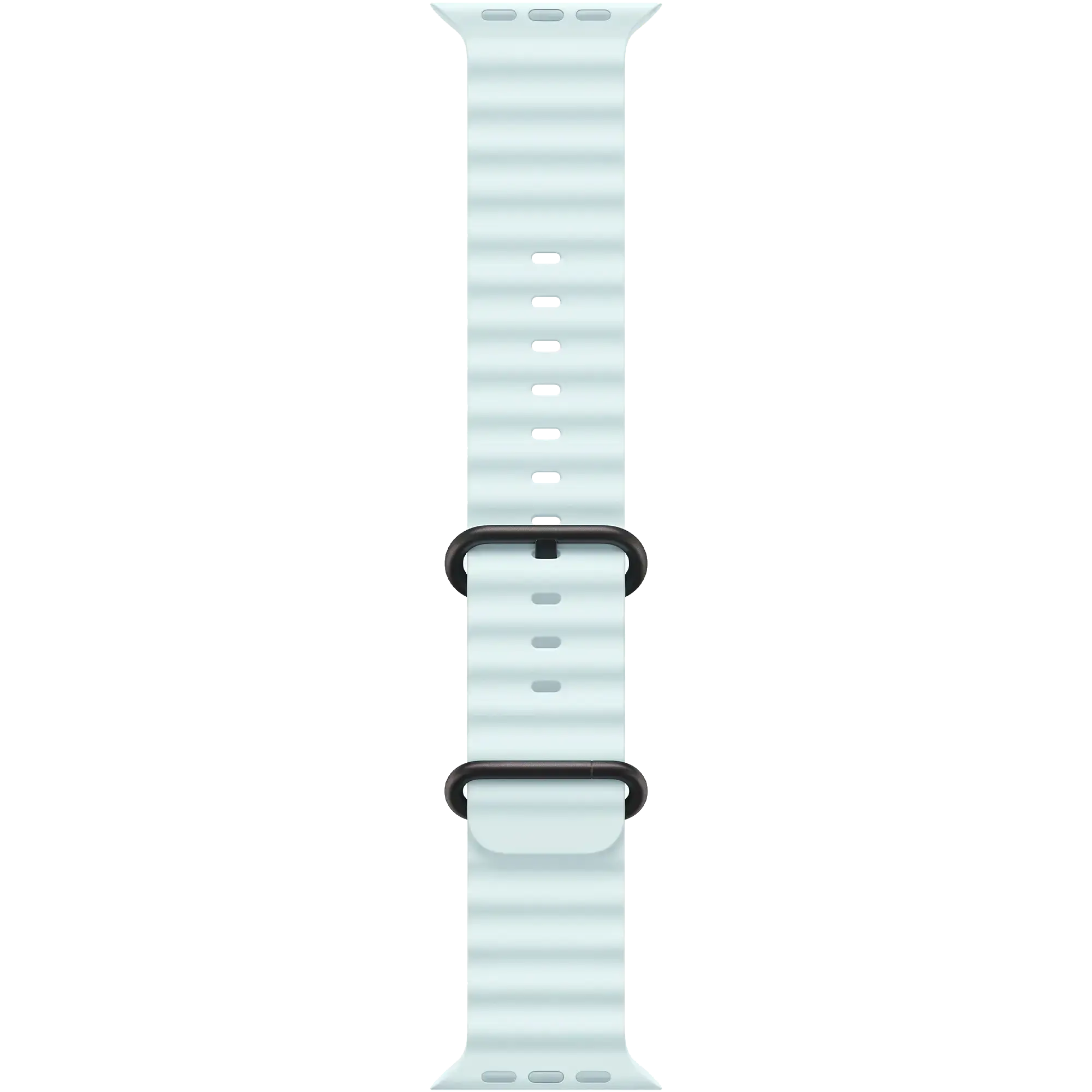 Apple Watch Ultra 2 2024 GPS + Cellular 49mm Black Titanium Case with Ice Blue Ocean Band (MYTC3+MYP83)