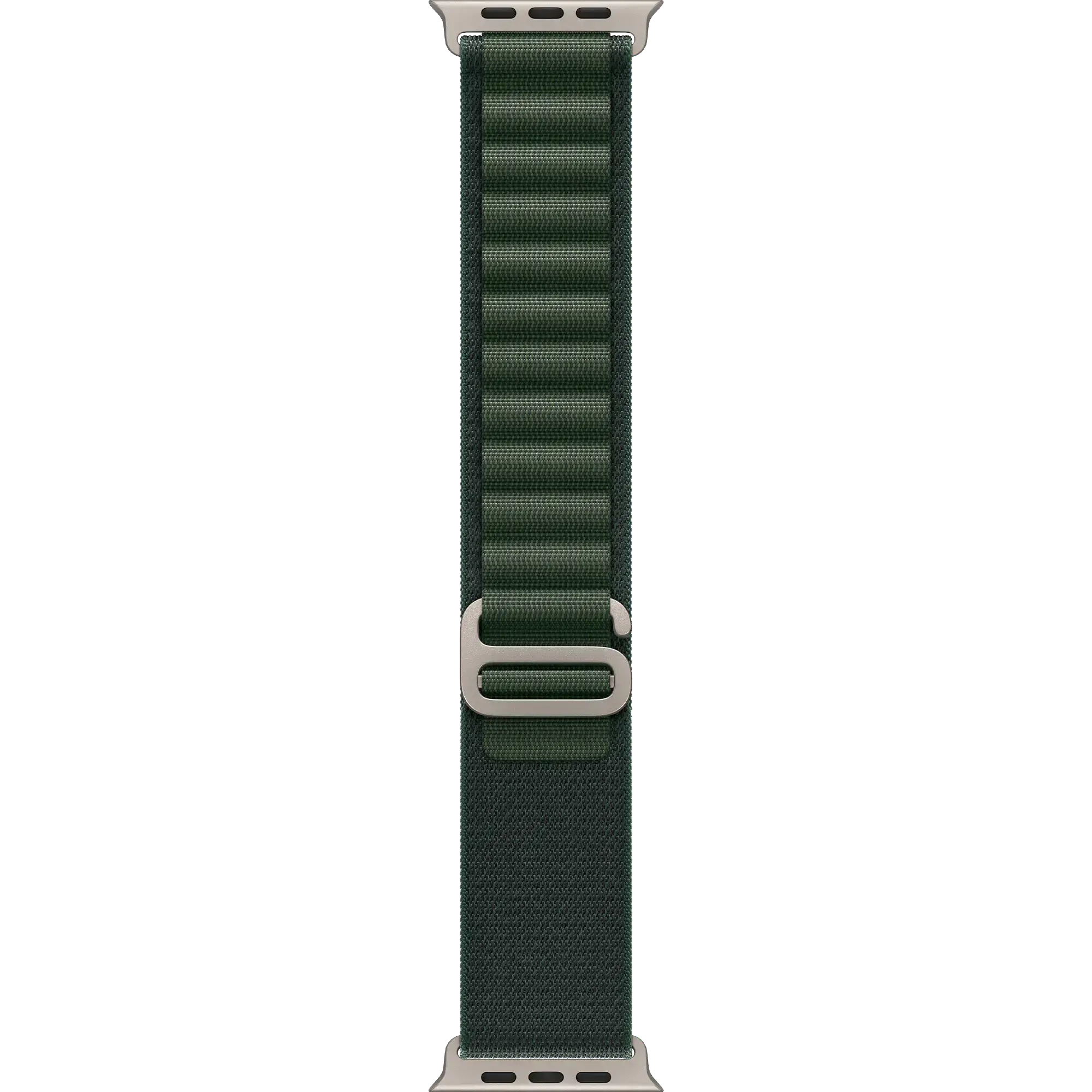 Apple Watch Ultra 2 2024 GPS + Cellular 49mm Natural Titanium Case with Dark Green Alpine Loop - Medium (MYT33+MXMV3)