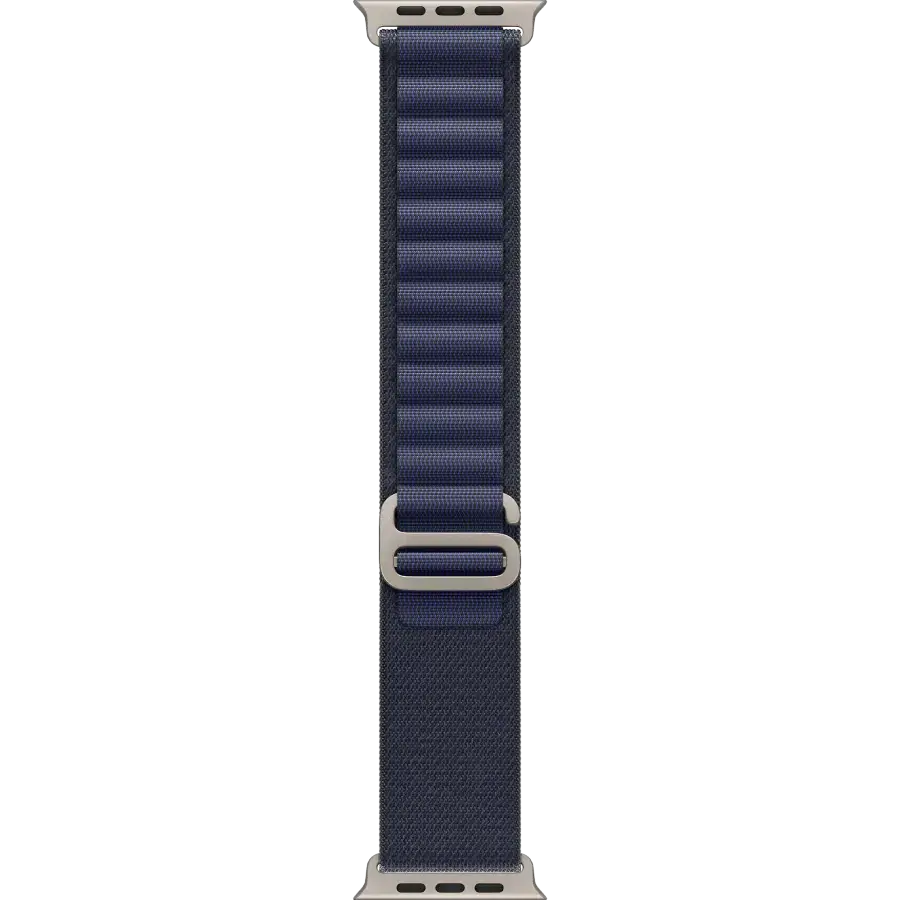 Apple Watch Ultra 2 2024 GPS + Cellular 49mm Natural Titanium Case with Navy Alpine Loop - Large (MYT33+MXN03)