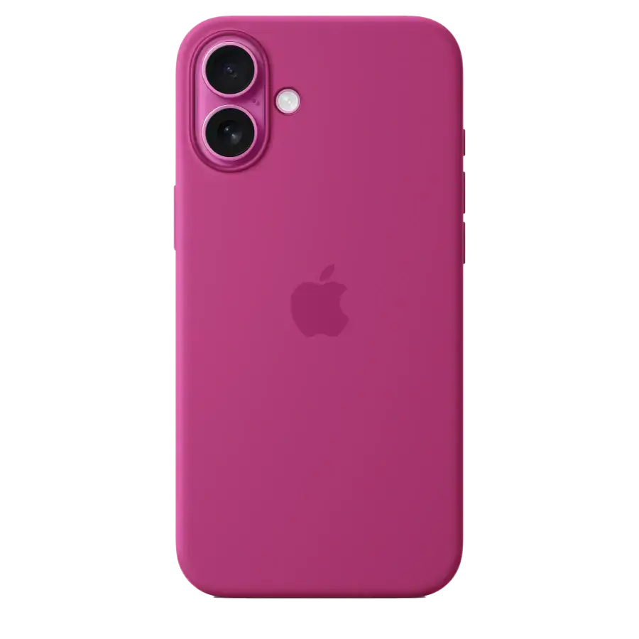 Чехол Apple iPhone 16 Plus Silicone Case with MagSafe - Fuchsia (MYYE3)