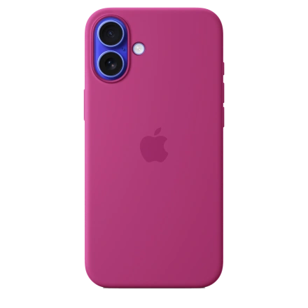 Чохол Apple iPhone 16 Plus Silicone Case with MagSafe Lux Copy - Fuchsia