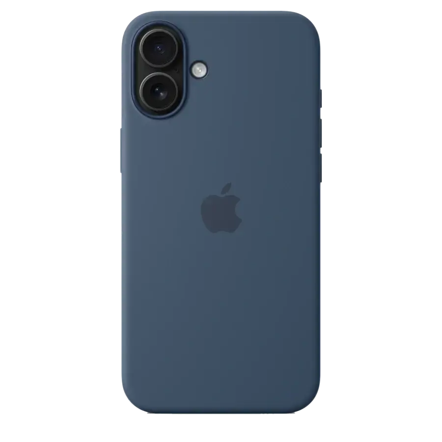 Чохол Apple iPhone 16 Plus Silicone Case with MagSafe Lux Copy - Denim