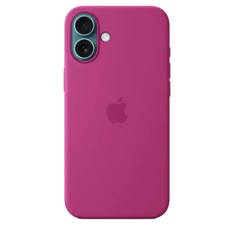 Чехол Apple iPhone 16 Plus Silicone Case with MagSafe Lux Copy - Fuchsia