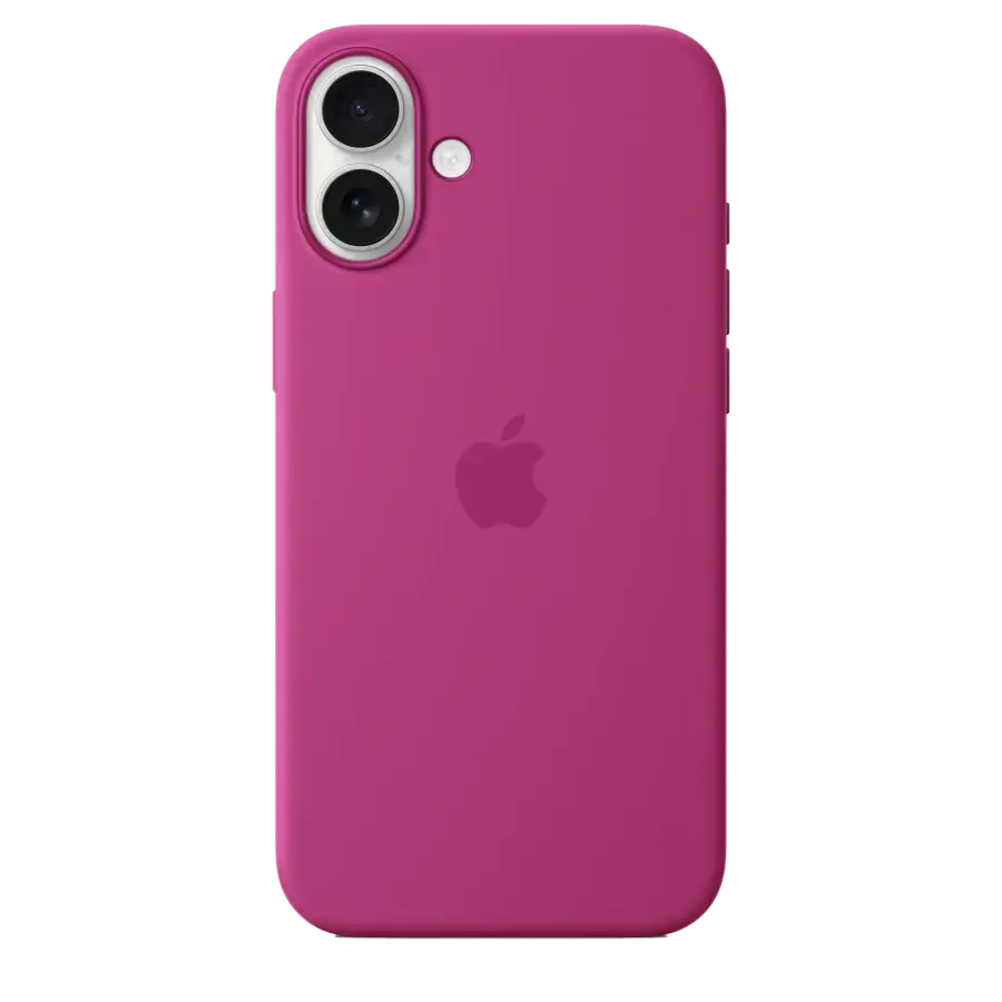 Чехол Apple iPhone 16 Plus Silicone Case with MagSafe Lux Copy - Fuchsia
