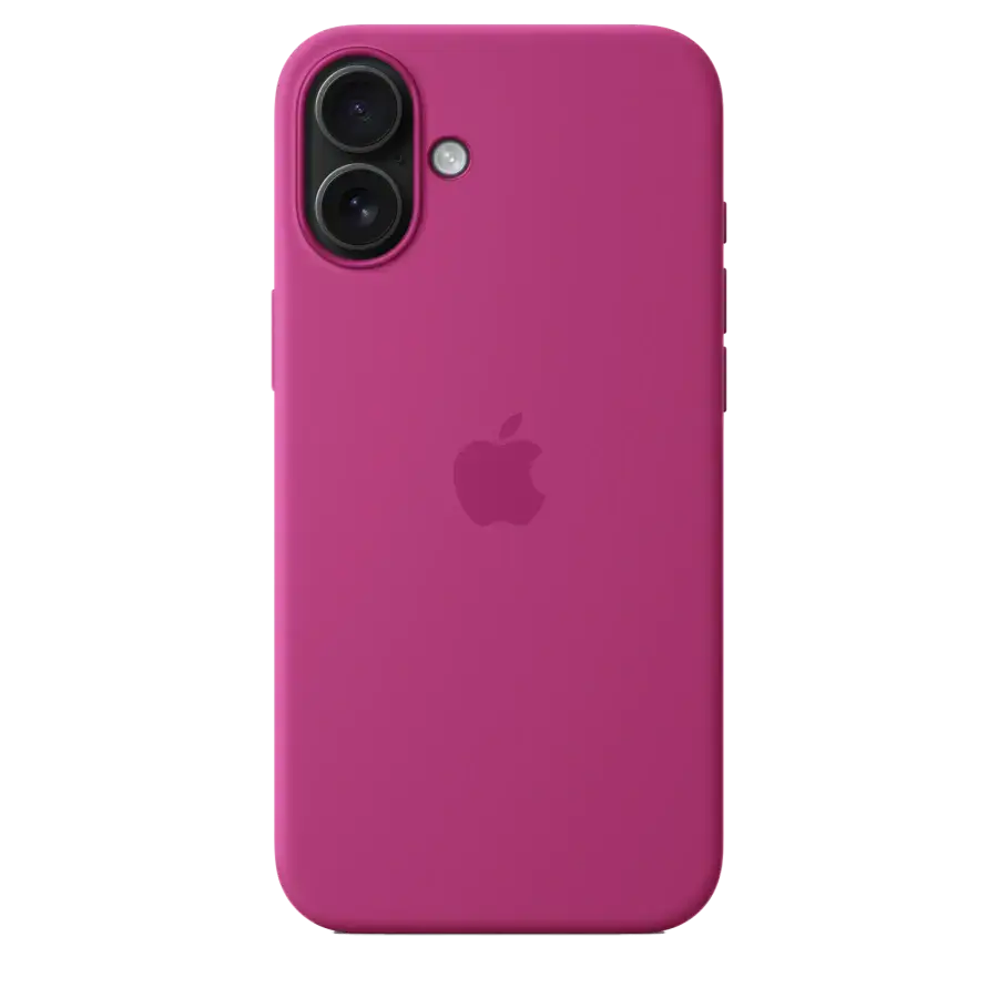 Чехол Apple iPhone 16 Plus Silicone Case with MagSafe Lux Copy - Fuchsia