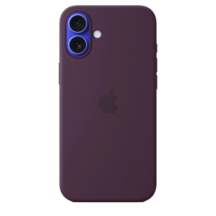 Чехол Apple iPhone 16 Plus Silicone Case with MagSafe - Plum (MYYD3)