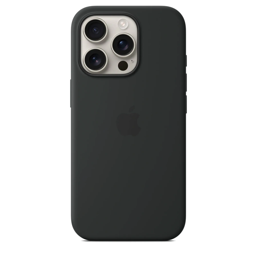 Чохол Apple iPhone 16 Pro Max Silicone Case with MagSafe - Black (MYYT3)
