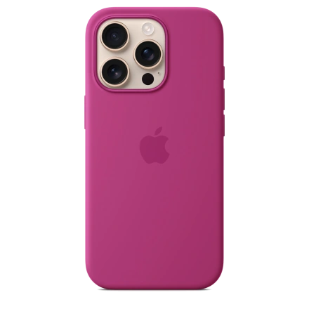 Чохол Apple iPhone 16 Pro Silicone Case with MagSafe - Fuchsia (MYYN3)