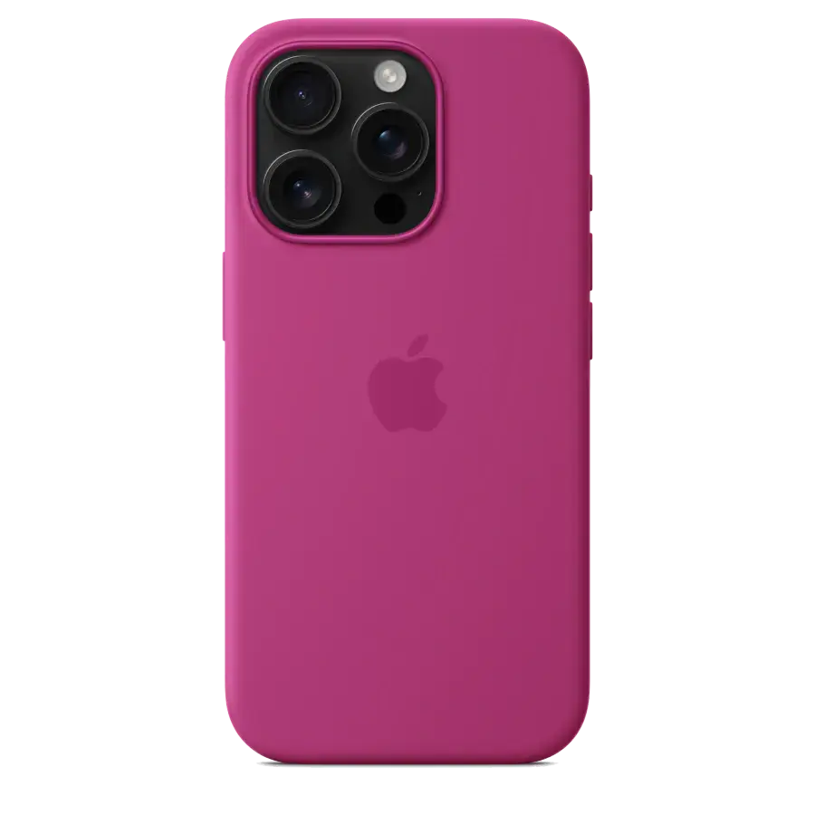 Чехол Apple iPhone 16 Pro Max Silicone Case with MagSafe - Fuchsia (MYYX3)